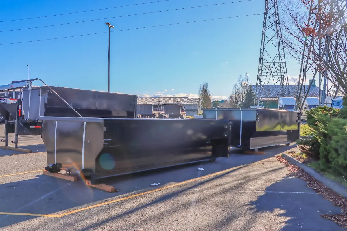 Professional dumpster rental and junk removal service in Belmont